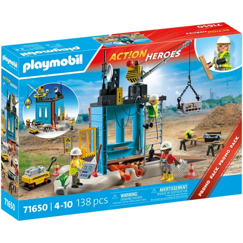 Playmobil® City Action Heroes 71650 - Baustelle