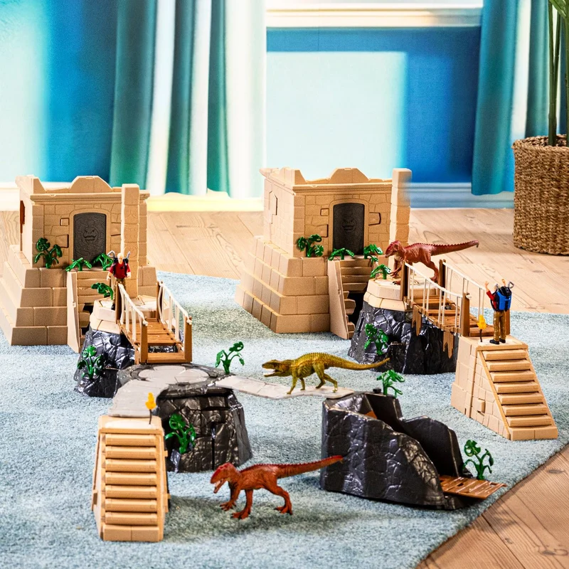 Dino Tempel-Eroberung Mega-Set – Schleich