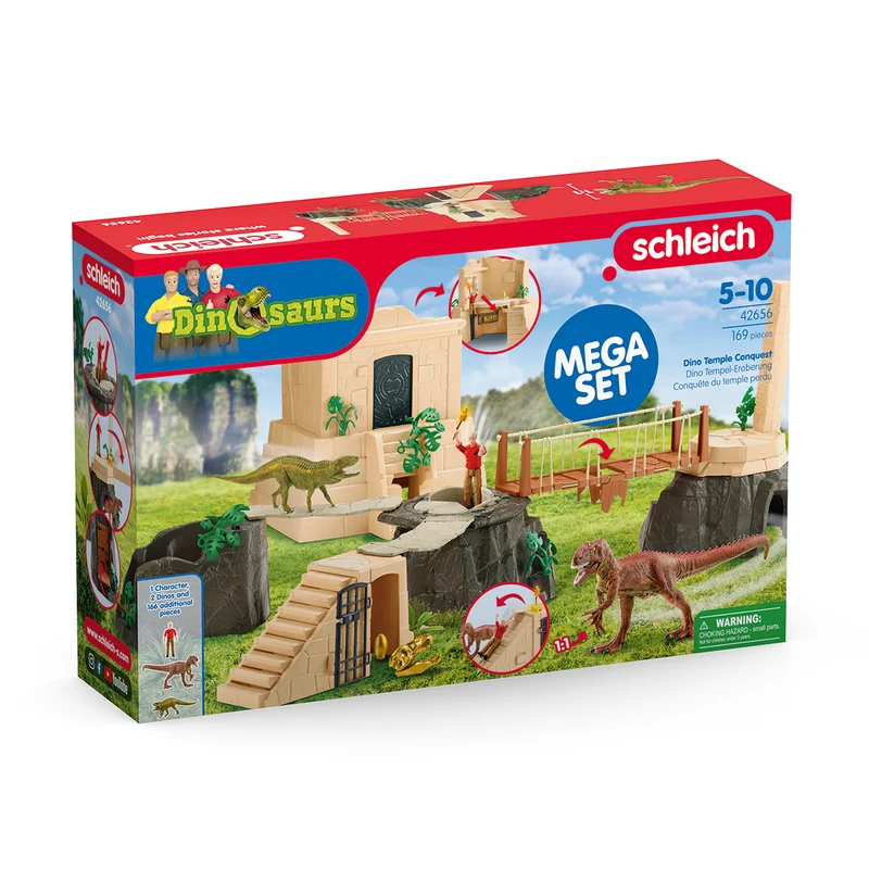 Dino Tempel-Eroberung Mega-Set – Schleich