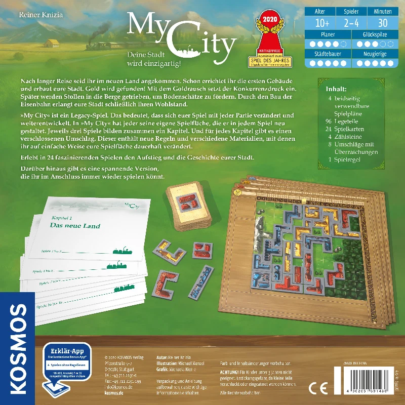 My City - Familienfreundliches Legespiel in 24 Akten