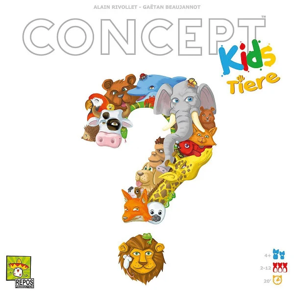 Concept Kids: Tiere - Tierisches Wissens-Partyspiel für Kinder ab 4 Jahre