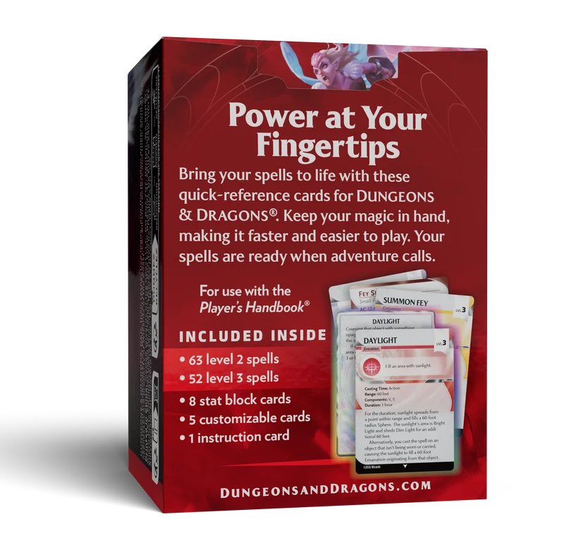 D&D - Reference Cards: Spells - EN