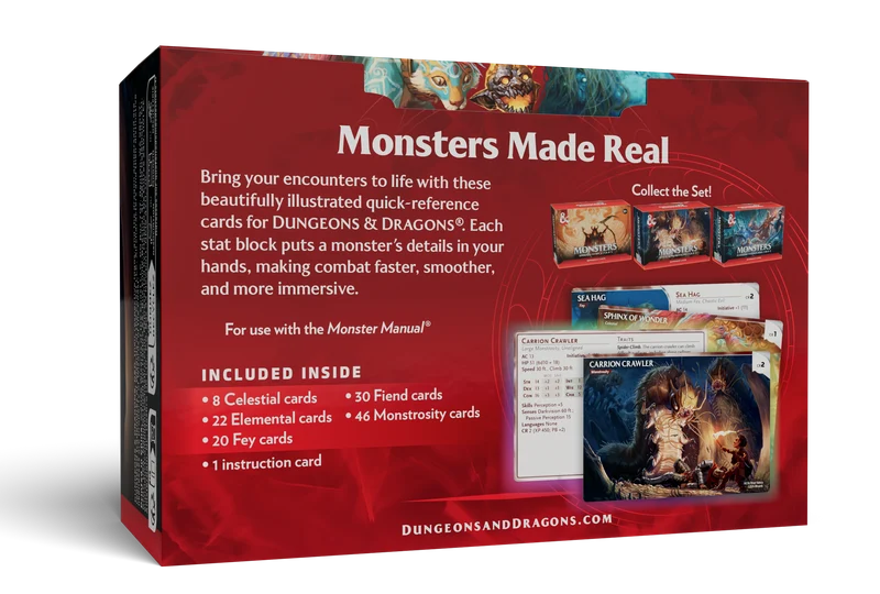 D&D - Reference Cards: Monsters - EN