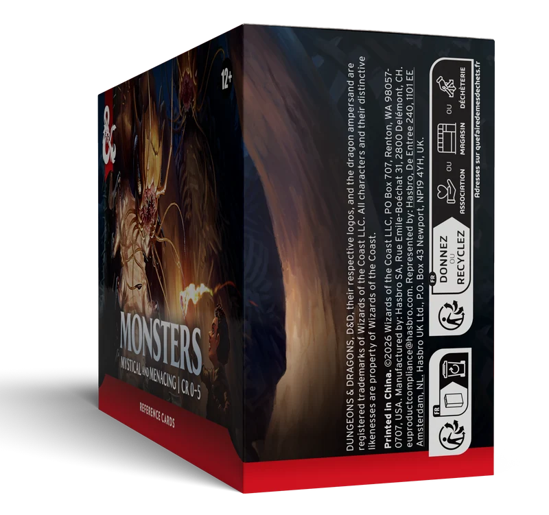 D&D - Reference Cards: Monsters - EN