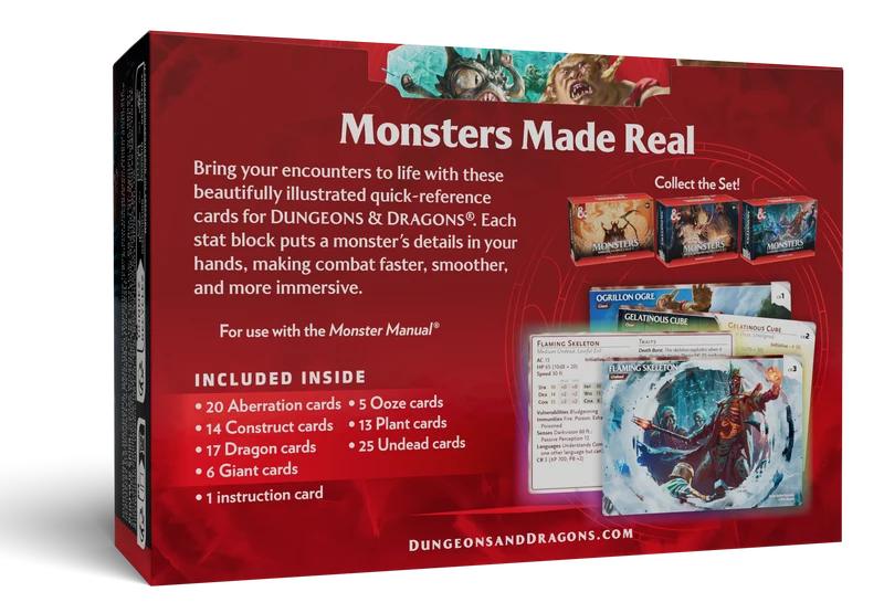 D&D - Reference Cards: Monsters - EN