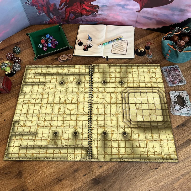 A Giant Book of Battle Mats - Dragon Lairs & Dungeons