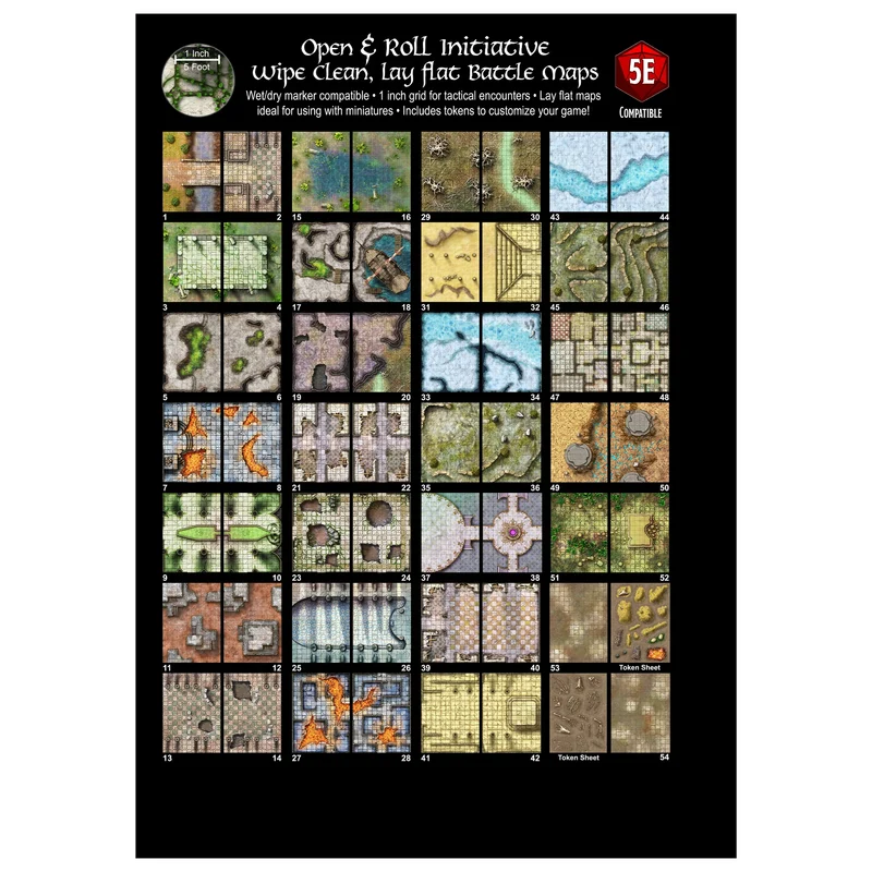 A Giant Book of Battle Mats - Dragon Lairs & Dungeons
