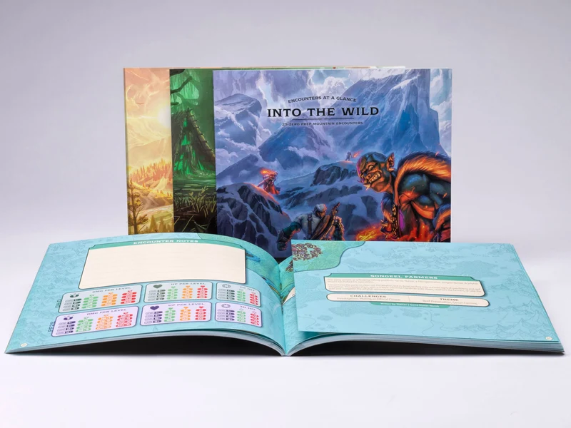 Encounters at a Glance: Into the Wild - Biom-Bücher (Scratch & Fold)