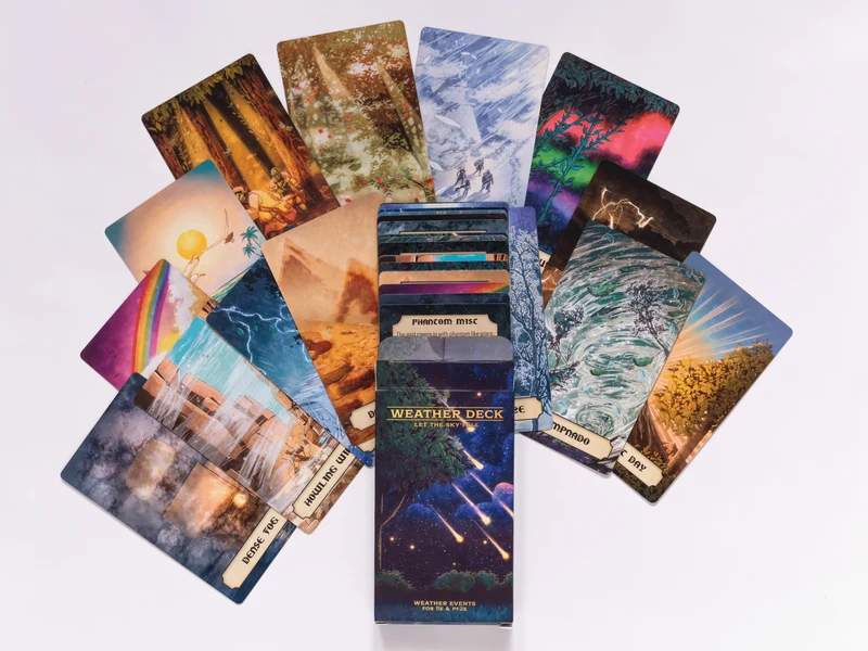 Encounters at a Glance: Into the Wild - Weather Cards