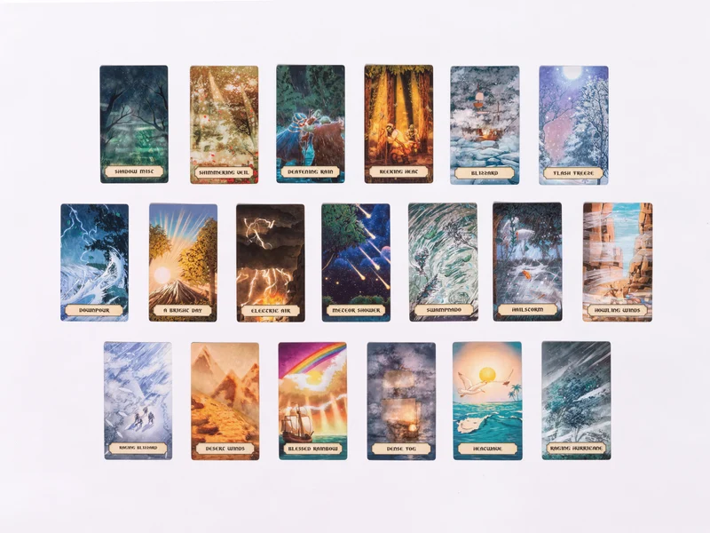Encounters at a Glance: Into the Wild - Weather Cards