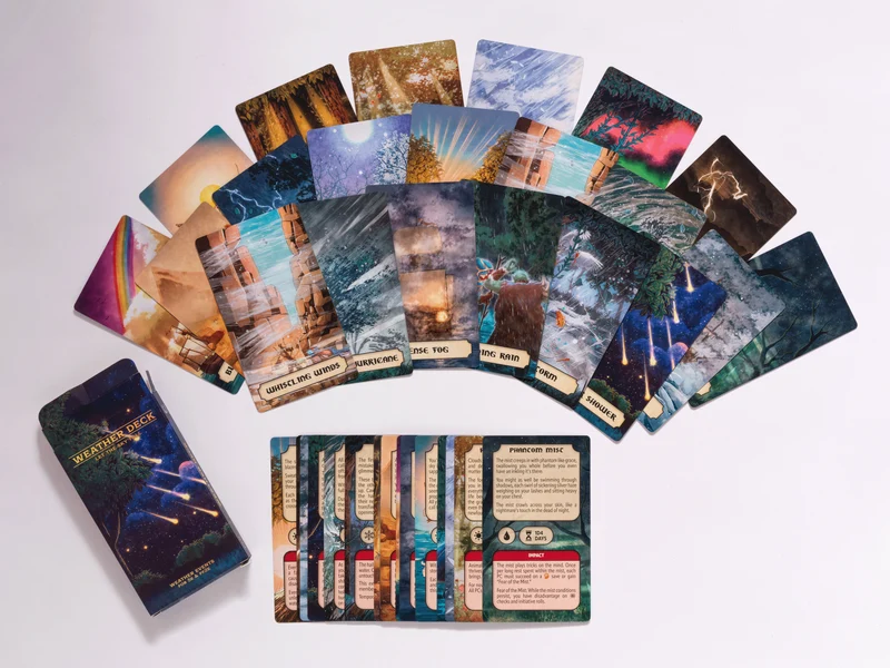 Encounters at a Glance: Into the Wild - Weather Cards