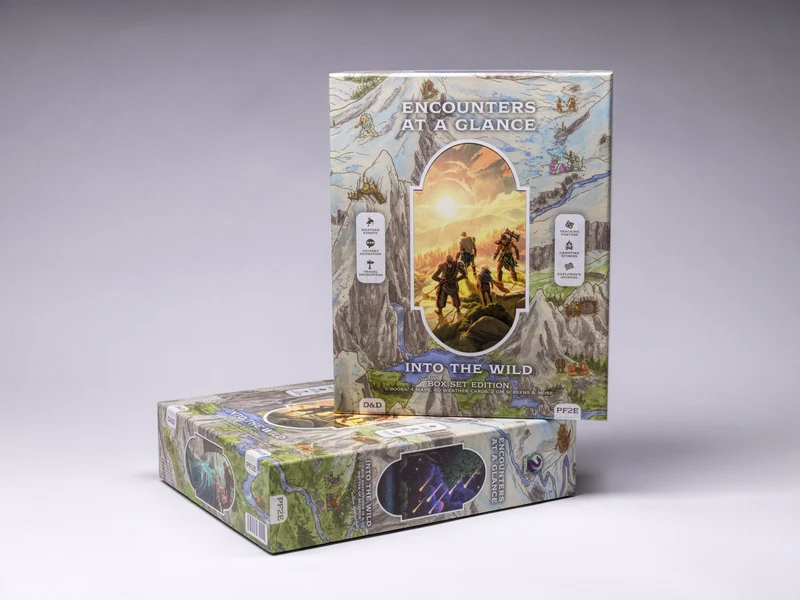 Encounters at a Glance: Into the Wild - Box Set - Scratch & Fold