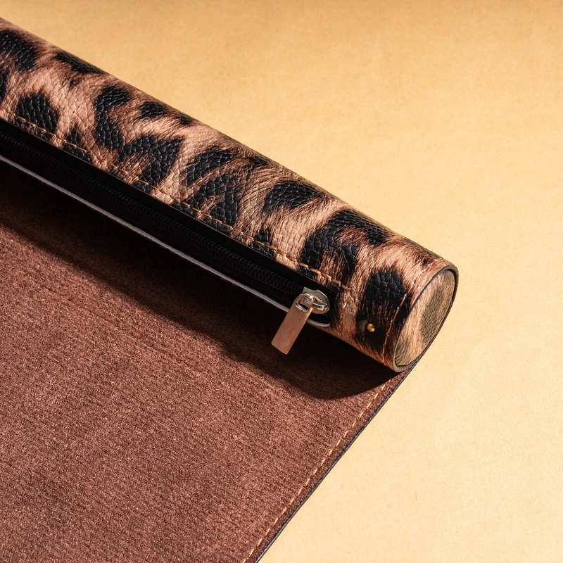 Würfelmatte Scroll-Edition - Leopard Print
