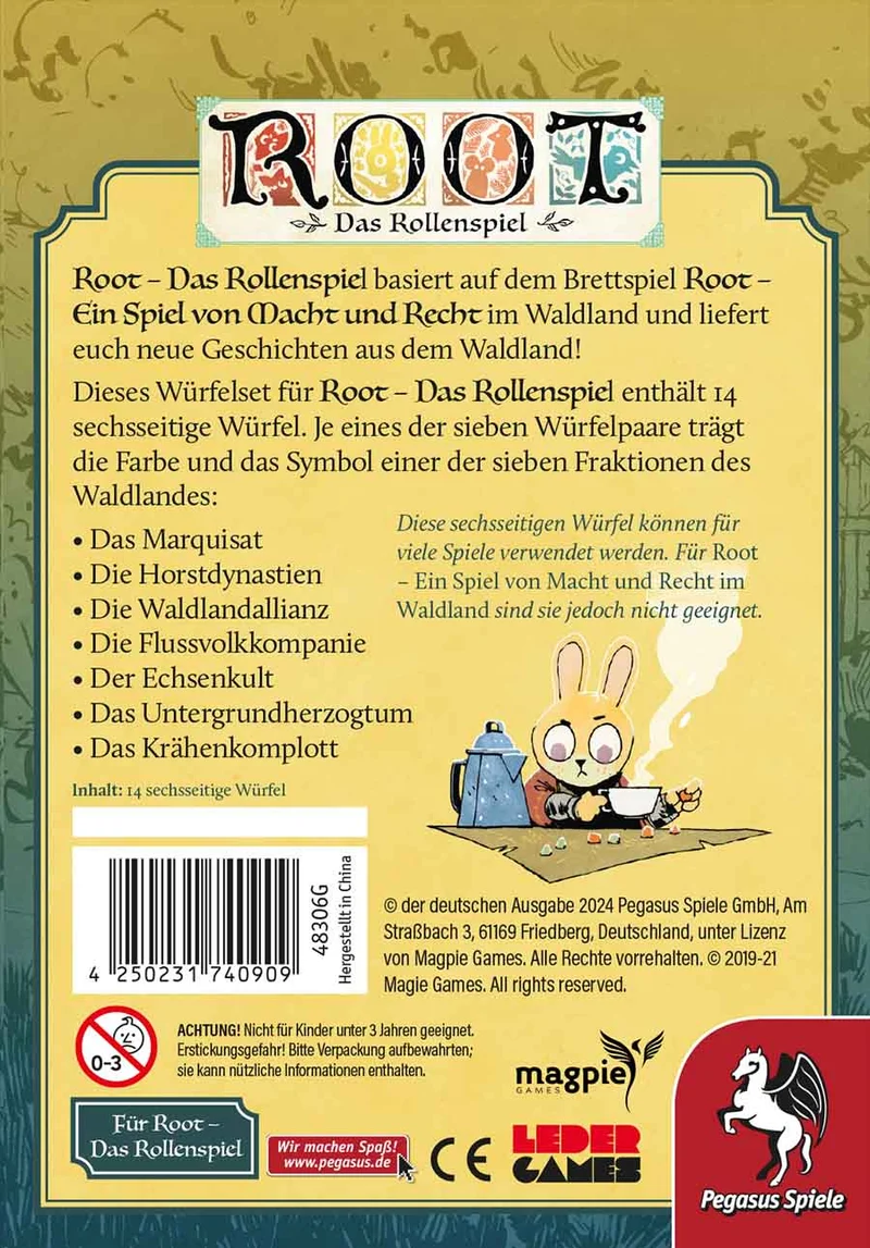 Root - Das Rollenspiel: Würfelset
