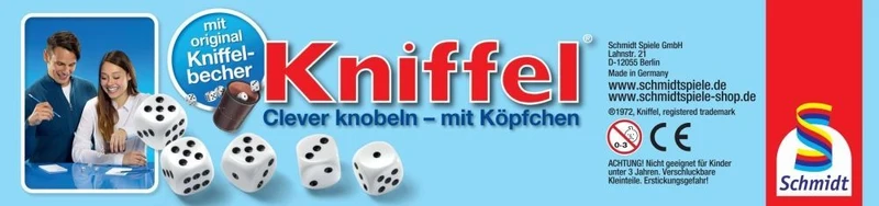 Kniffel: mit original Kniffelbecher