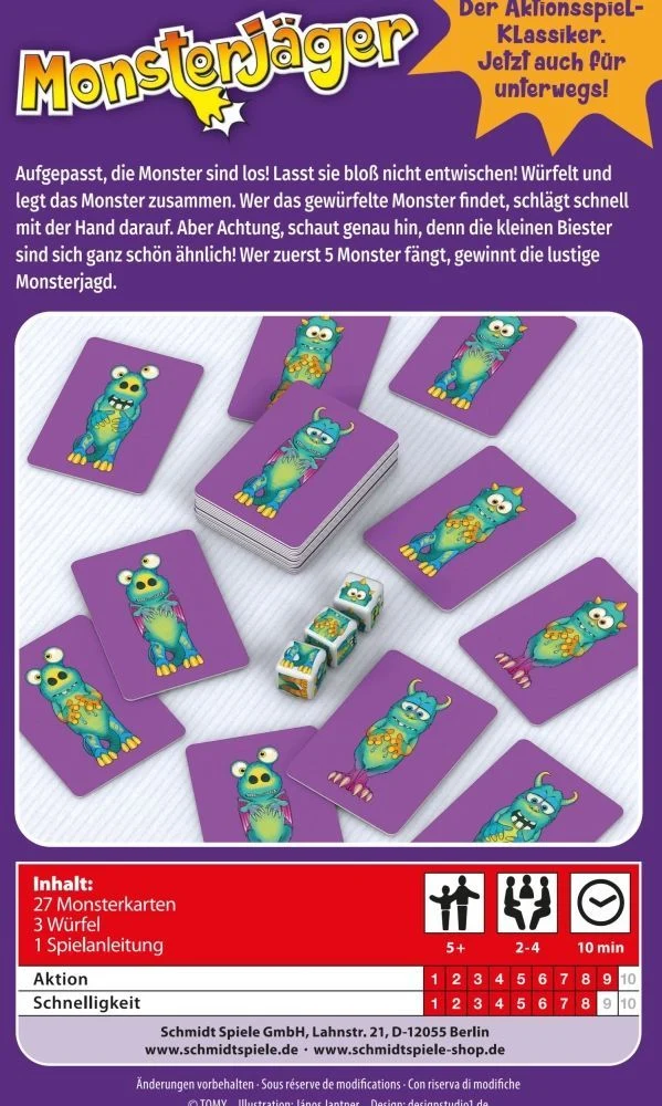 Monsterjäger, Reisespiel in der Metalldose
