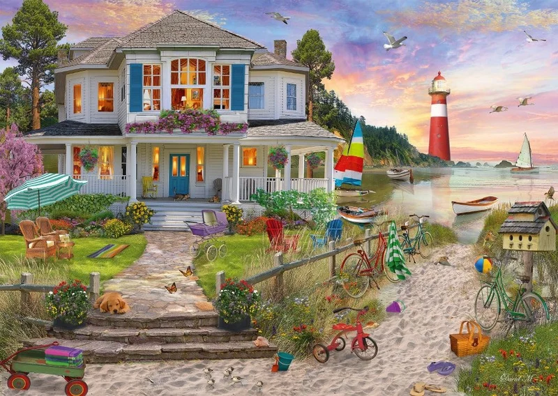 Das Strandhaus, 1.000 Teile Puzzle