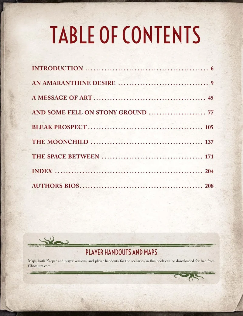 Call of Cthulhu - Nameless Horrors - EN