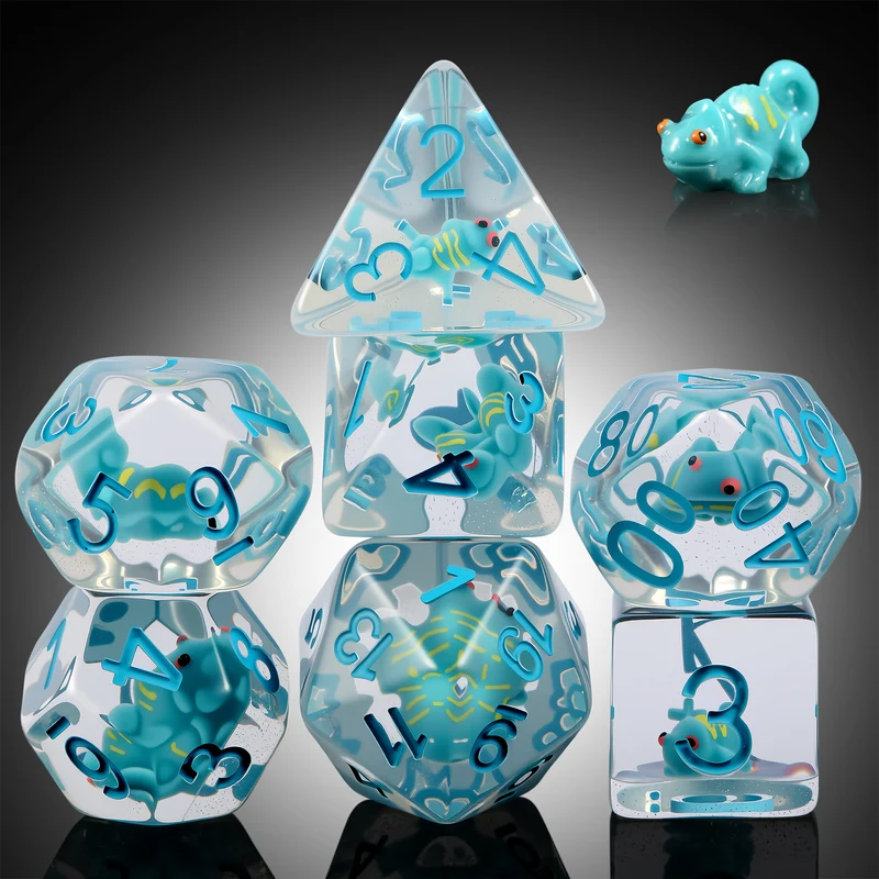 Dice Familiar - Bubbles the Chameleon