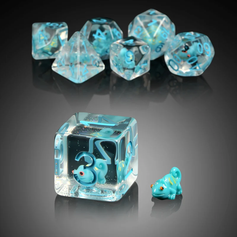 Dice Familiar - Bubbles the Chameleon