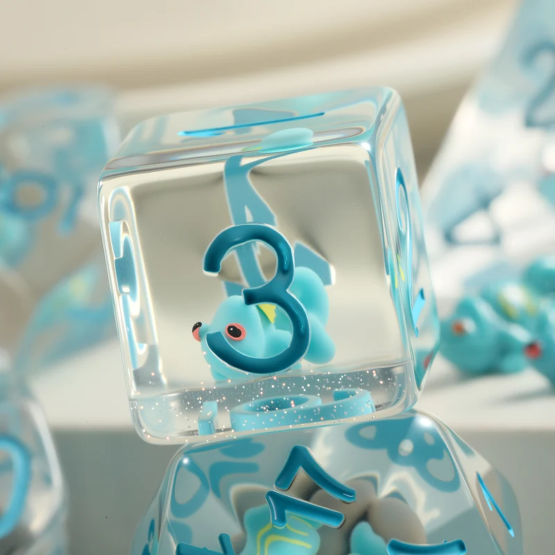 Dice Familiar - Bubbles the Chameleon
