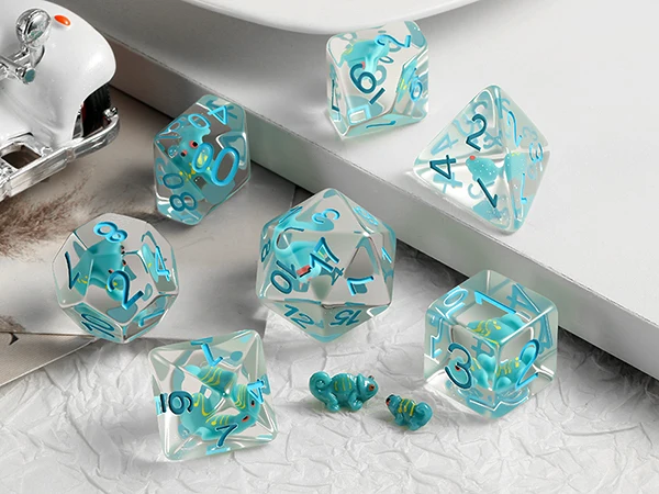 Dice Familiar - Bubbles the Chameleon
