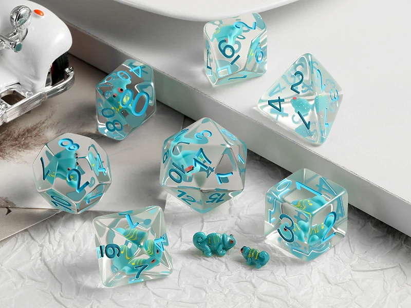 Dice Familiar - Bubbles the Chameleon
