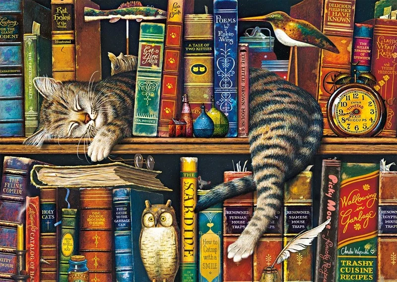 Charles Wysocki Frederick der Literat – 1.000 Teile Premium-Puzzle