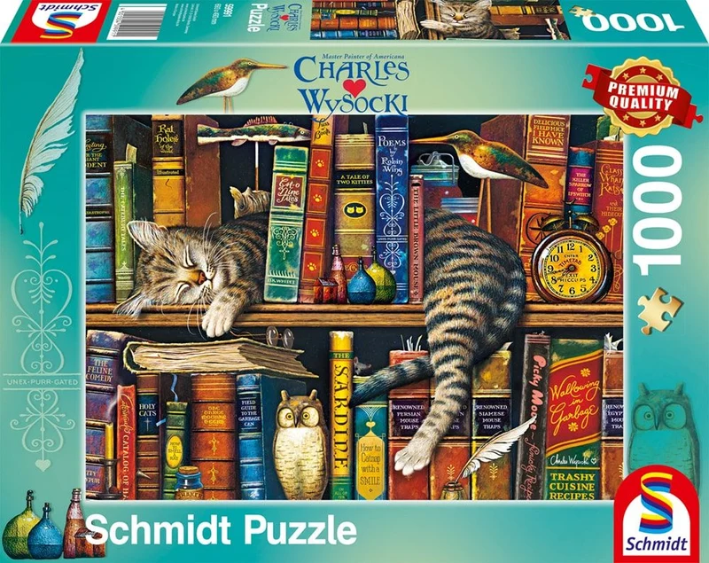 Charles Wysocki Frederick der Literat – 1.000 Teile Premium-Puzzle
