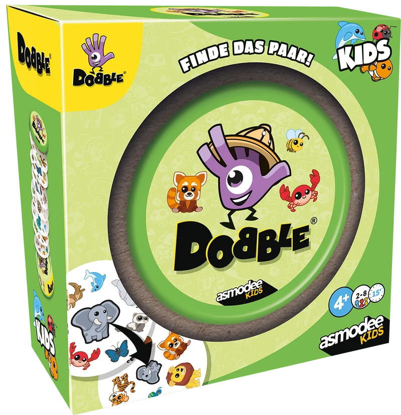 Dobble Kids Reaktionsspiel ab 4 Jahren – Asmodee