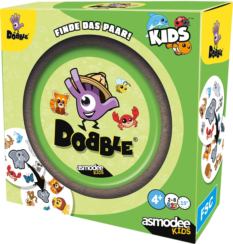 Dobble Kids Reaktionsspiel ab 4 Jahren – Asmodee