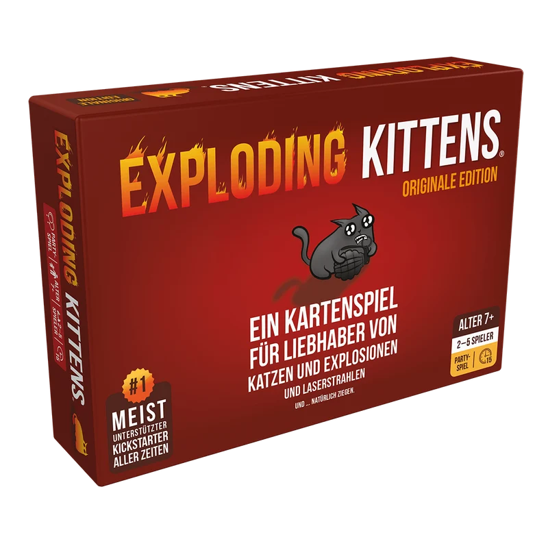 Exploding Kittens - Kartenspiel ab 7 Jahren