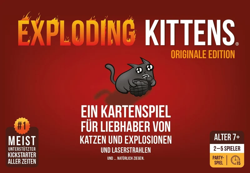 Exploding Kittens - Kartenspiel ab 7 Jahren