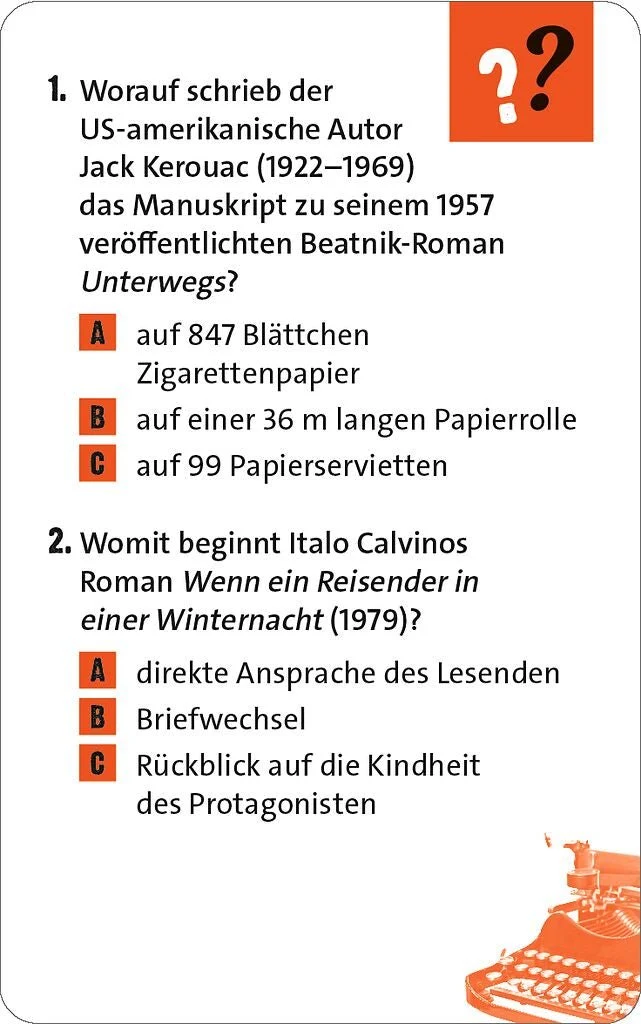 Quizzen & Wissen Literatur – Moses