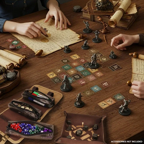 Canvas Dice Roll Case