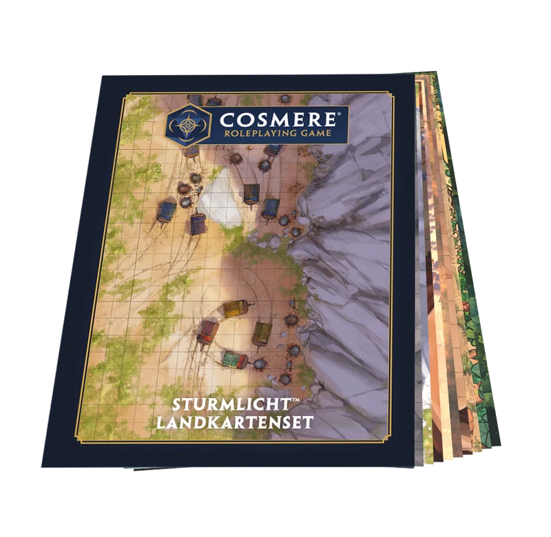 Cosmere RPG: Sturmlicht Landkarten- & Playmatset - DE
