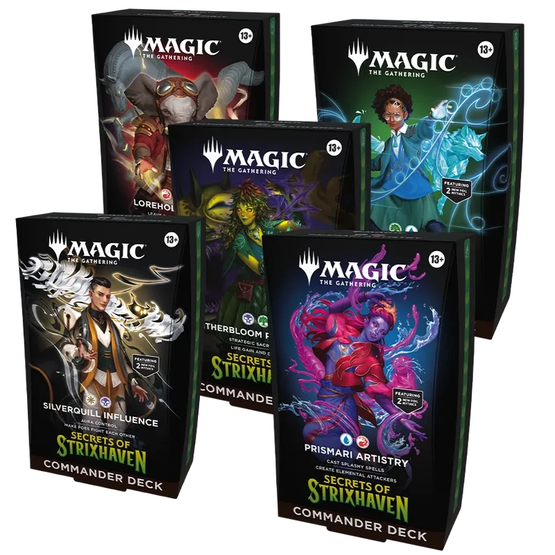 MTG - Secrets of Strixhaven - Commander Deck Display (5 Decks) - EN