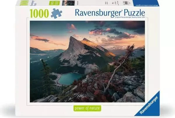 Abends in den Rocky Mountains Puzzle – Ravensburger Puzzles 1000 Teile