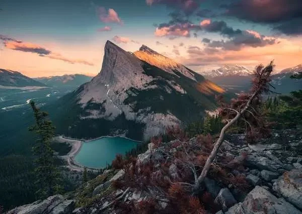 Abends in den Rocky Mountains Puzzle – Ravensburger Puzzles 1000 Teile