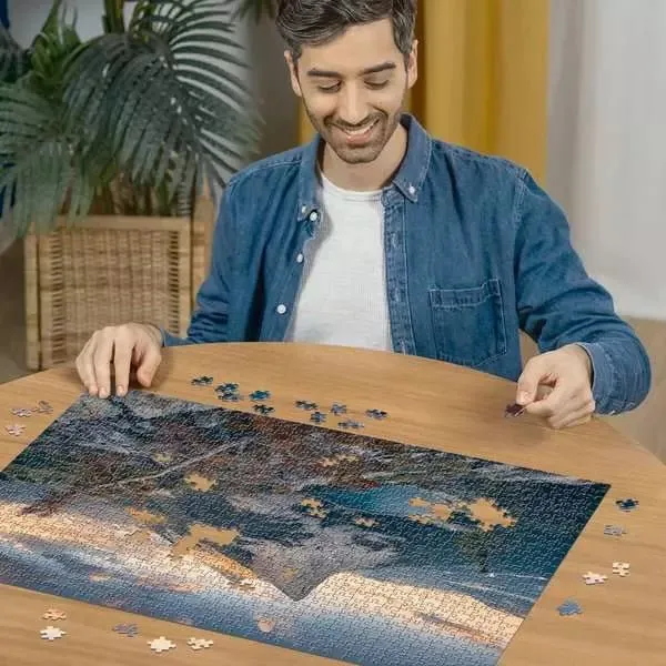 Abends in den Rocky Mountains Puzzle – Ravensburger Puzzles 1000 Teile