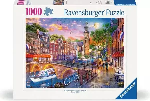 Puzzle Sonnenuntergang Amsterdam – Ravensburger Puzzles 1000 Teile
