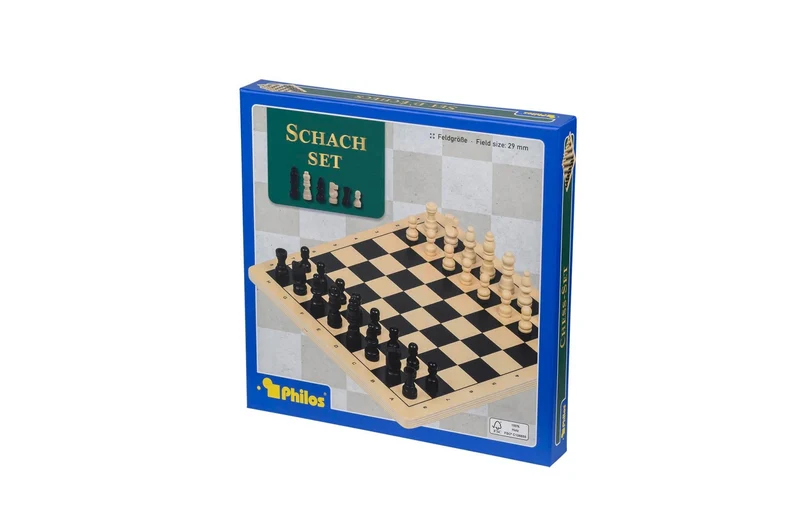 Schachspiel Standard aus FSC-Holz – Philos