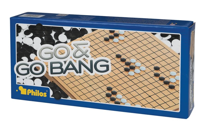 Go & Go Bang Strategiespiel in Holzkassette – Philos