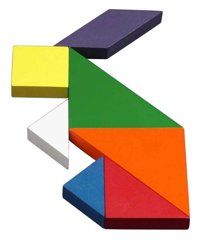 Tangram bunt aus Holz ab 6 Jahren – Philos