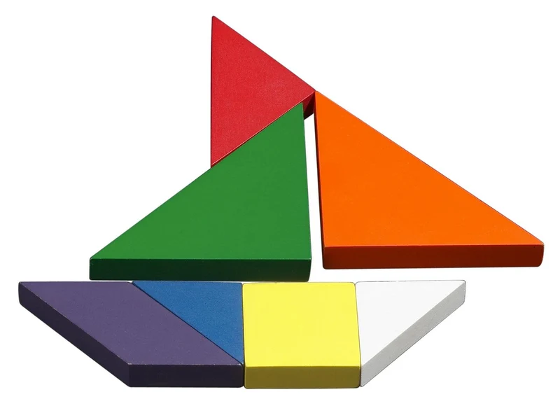 Tangram bunt aus Holz ab 6 Jahren – Philos