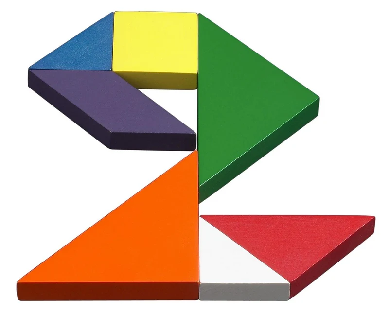 Tangram bunt aus Holz ab 6 Jahren – Philos
