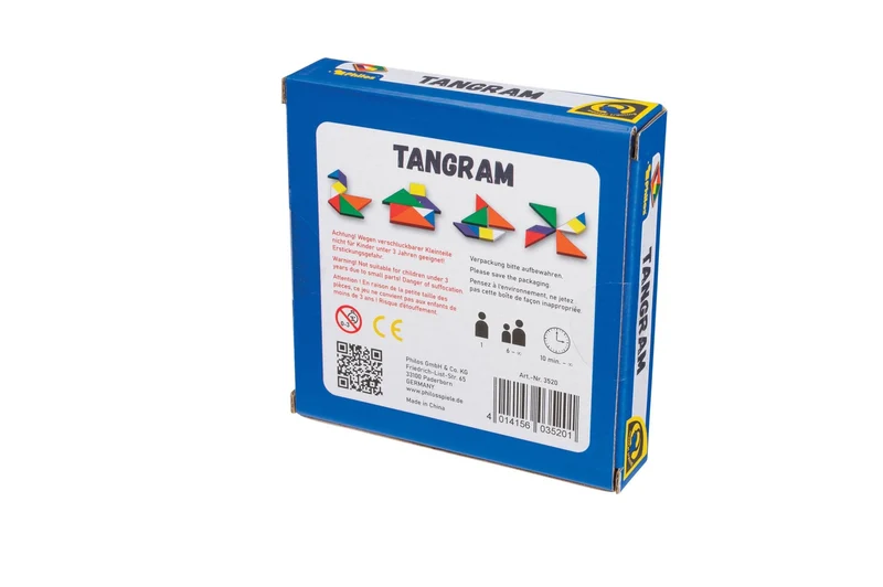 Tangram bunt aus Holz ab 6 Jahren – Philos