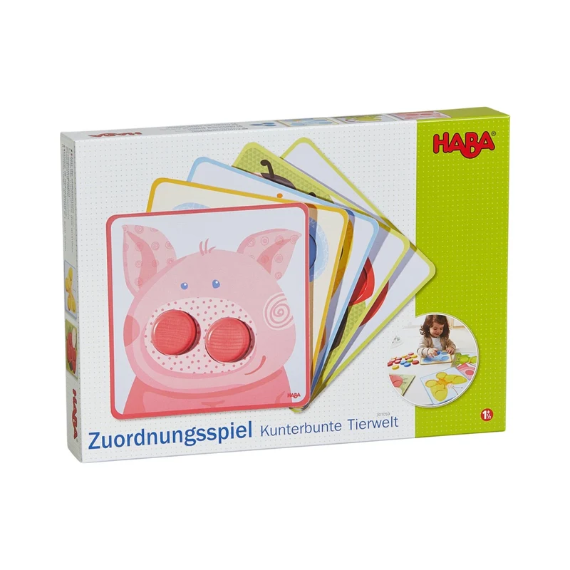 Zuordnungsspiel Kunterbunte Tierwelt – Haba