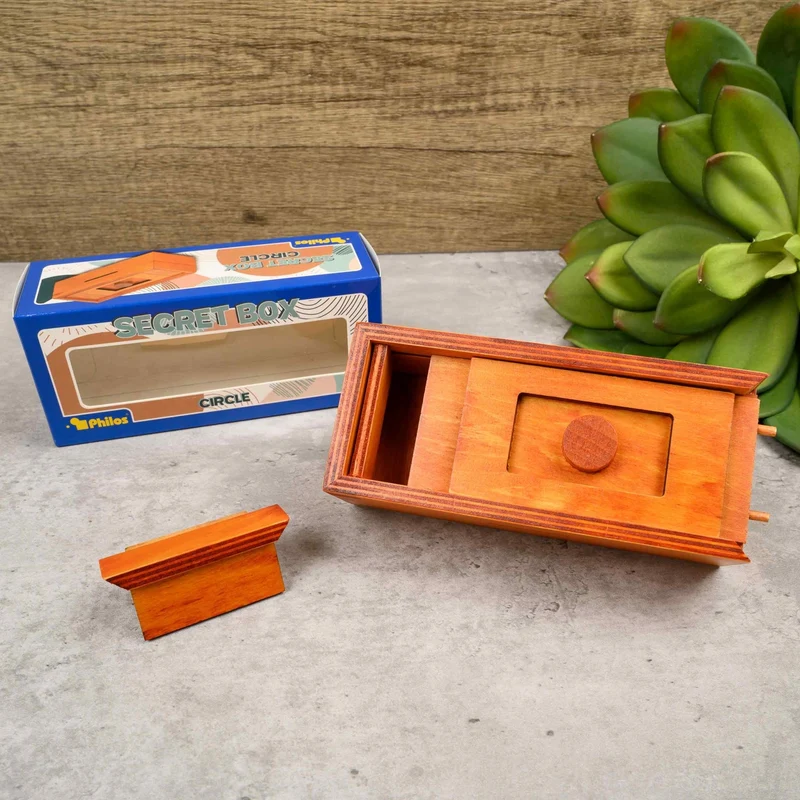 Secret Box Circle Holz-Knobelspiel – Philos
