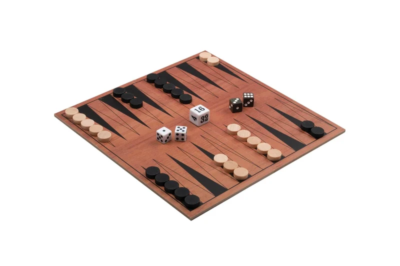 Backgammon Set Holz kompakt – Philos